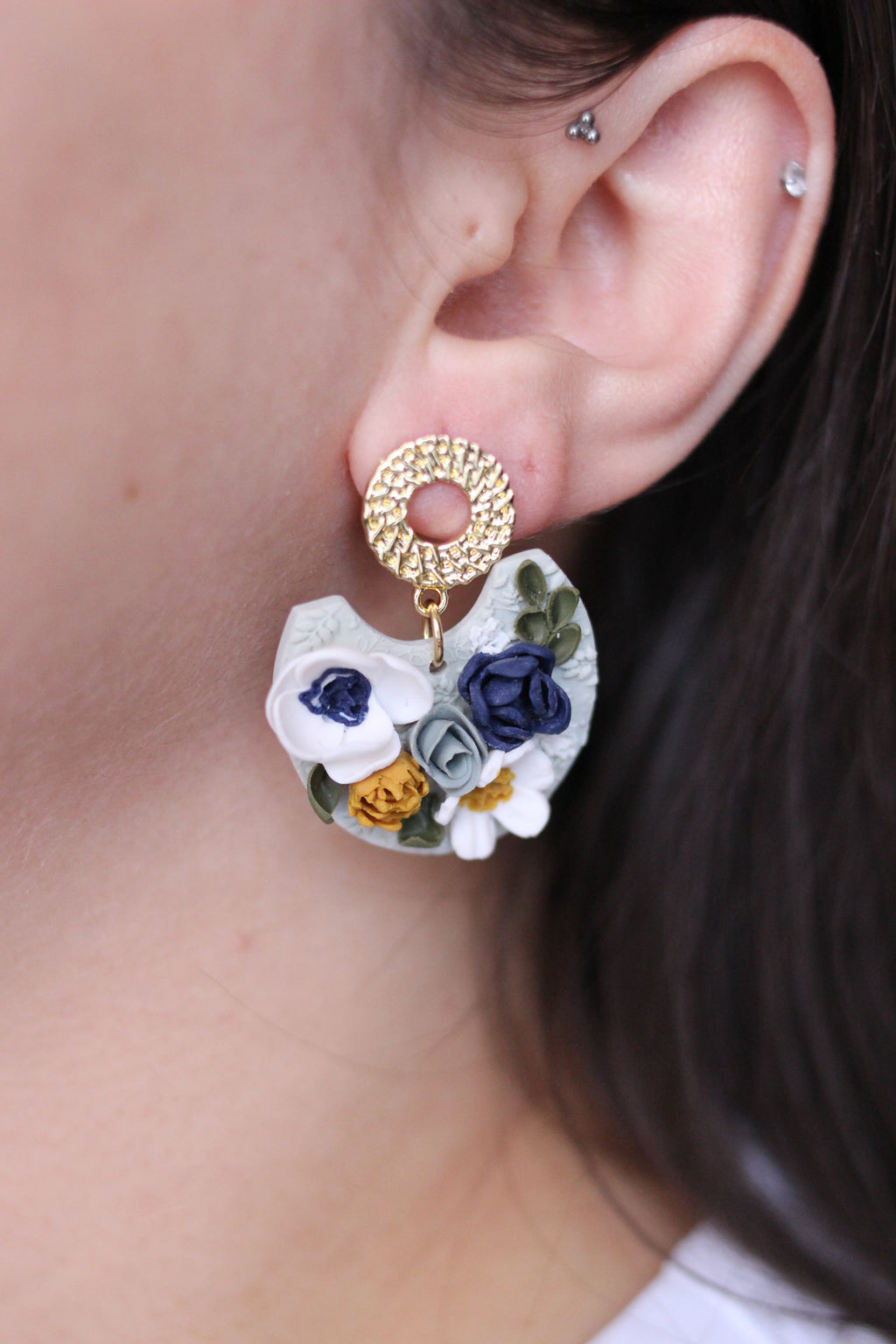 EDEN | Boucles d'oreilles en argile polymère