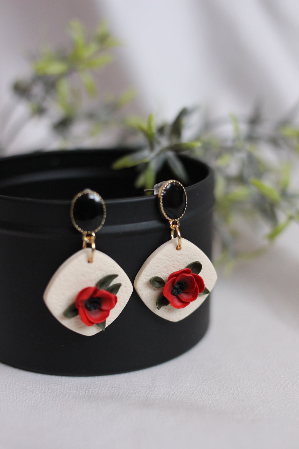 MAÏA | Boucles d'oreilles en argile polymère