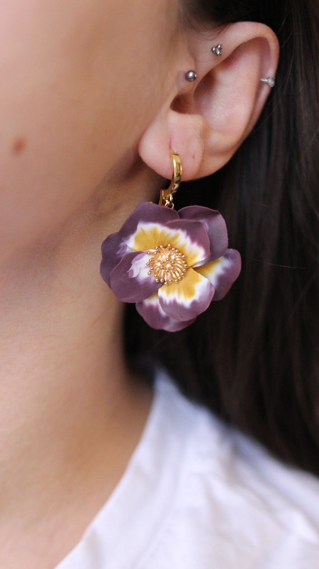 AZÉLIA | Boucles d'oreilles en argile polymère