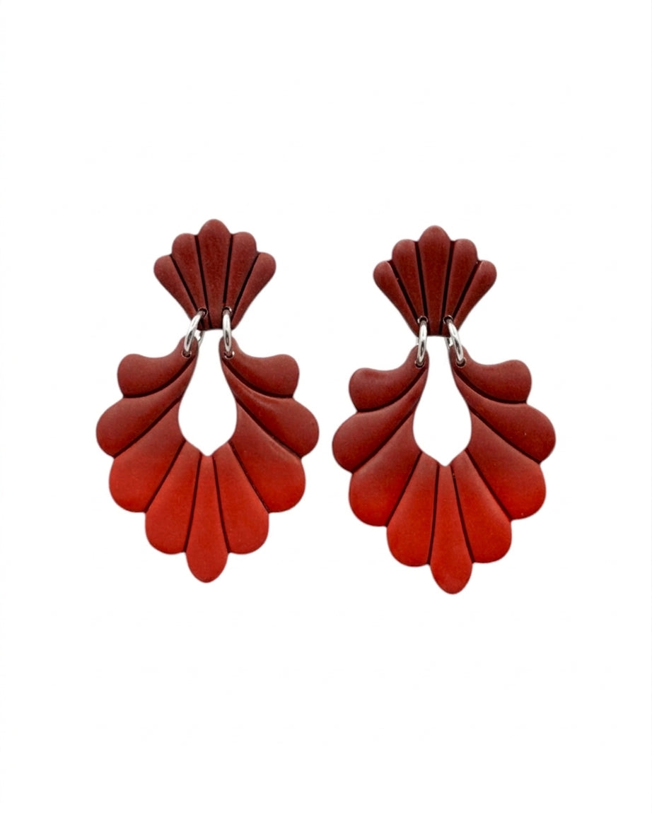 SIENNA | Boucles d'oreilles en argile polymère