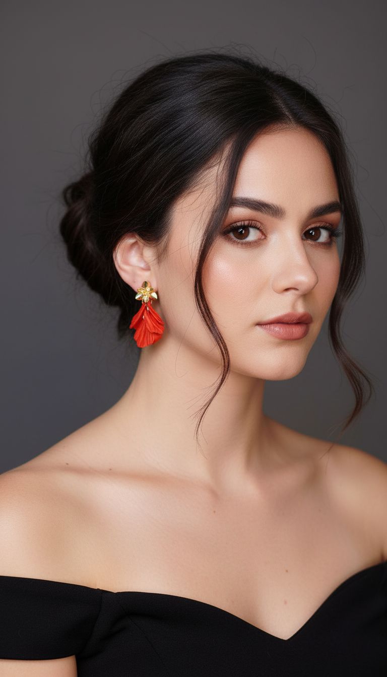 CÉLINE | Boucles d'oreilles en argile polymère