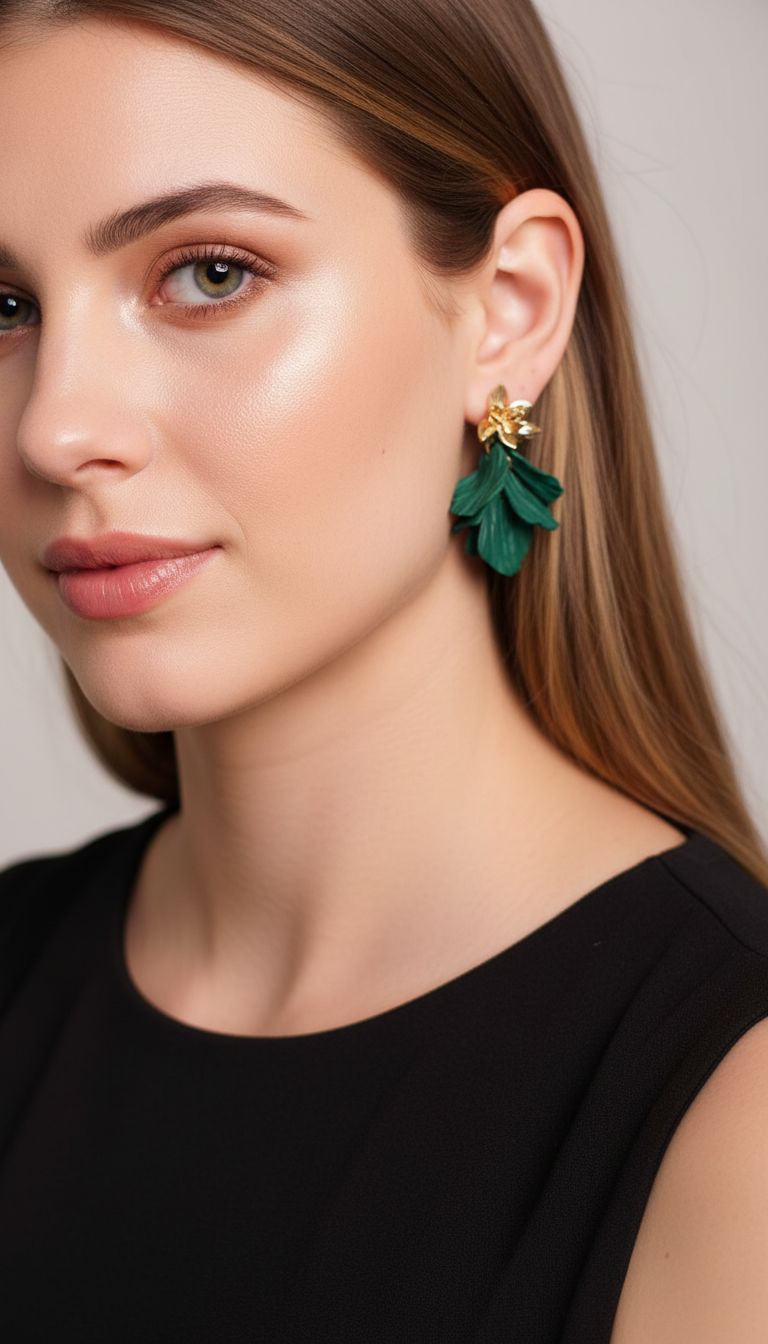 CÉLINE | Boucles d'oreilles en argile polymère