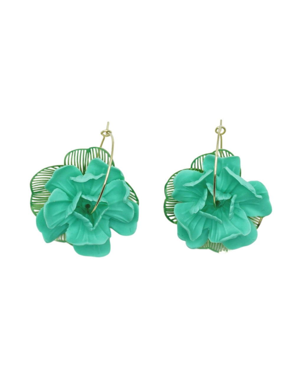 Créoles SOLANA — boucles d'oreilles argile polymère