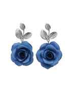 ÉLORIA (grand feuillage) | Boucles d'oreilles en argile polymère
