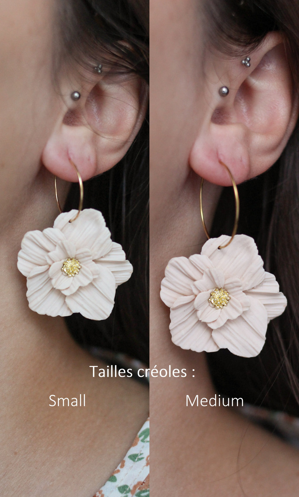 ZÉLIE | Boucles d'oreilles en argile polymère