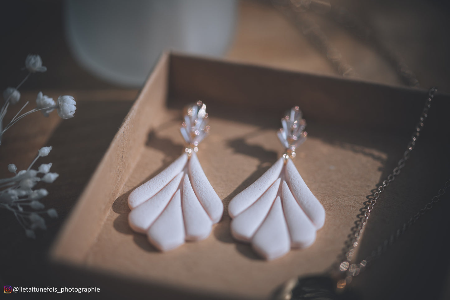 SOPHIA | Boucles d'oreilles en argile polymère