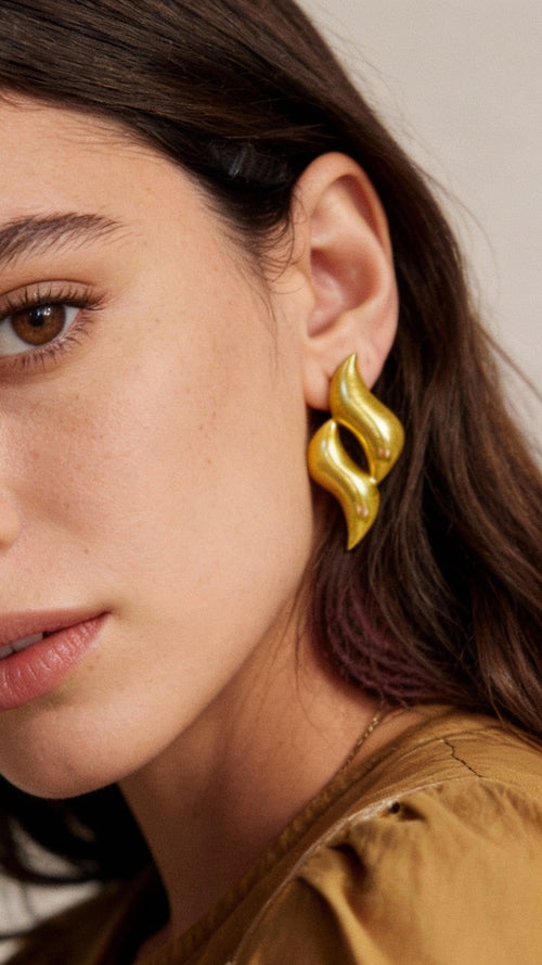 AGATHE | Boucles d'oreilles en argile polymère