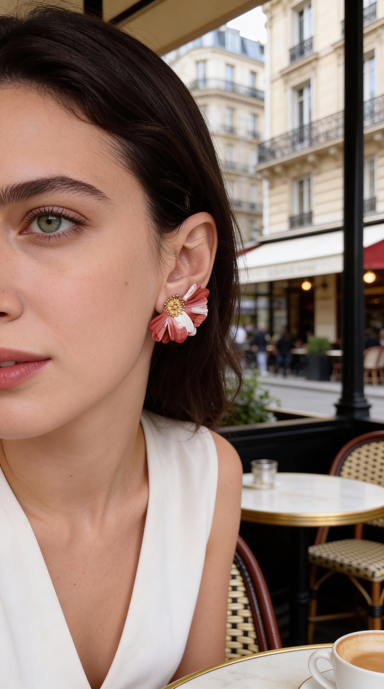 APRIL version clips | Boucles d'oreilles attache clipsable