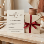Carte-cadeau Lovely Clay Design