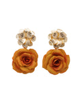 ÉLORIA (fleur) | Boucles d'oreilles en argile polymère