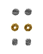 Pack de 3 | Clous d'oreilles en argile polymère