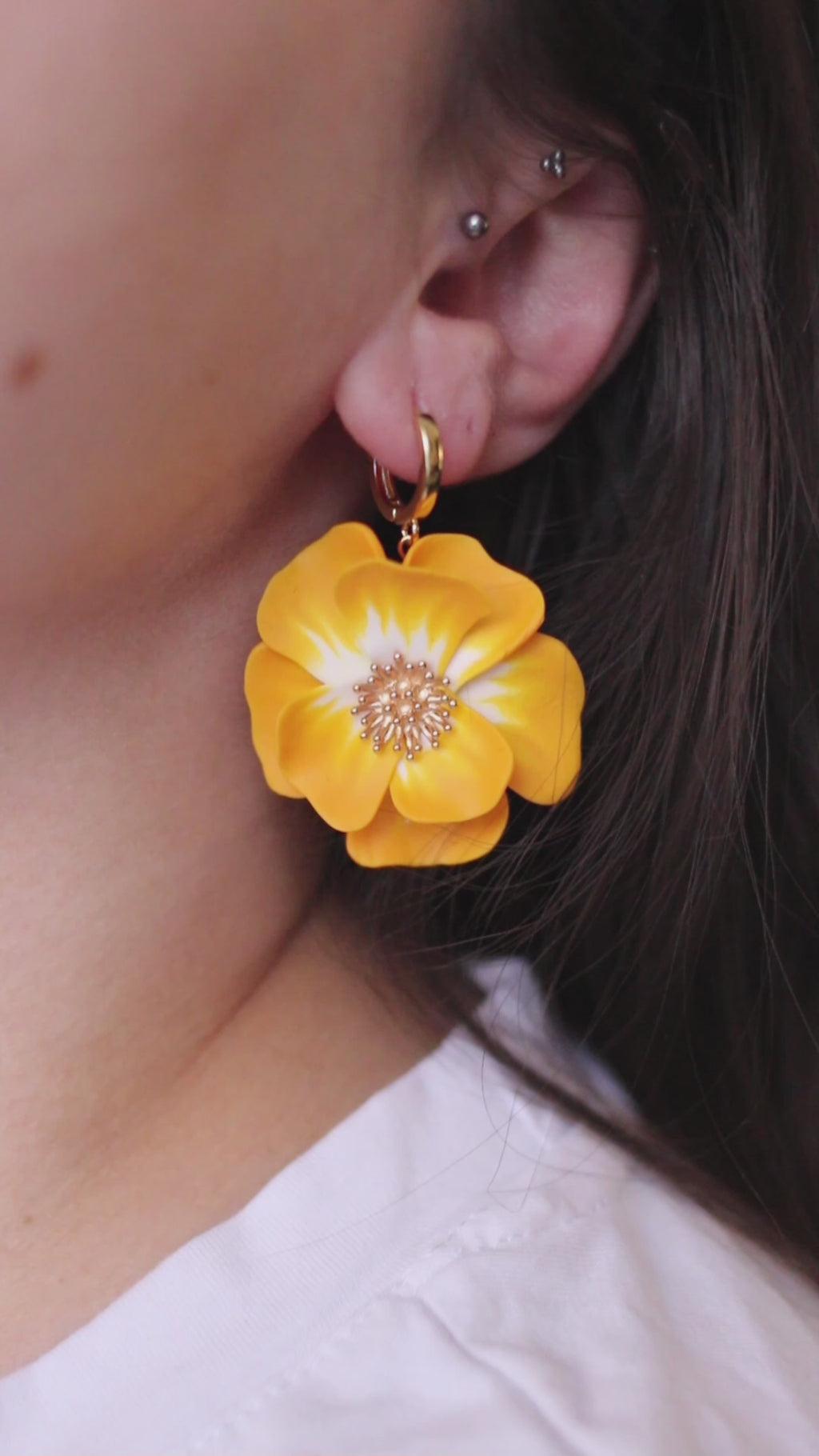 AZÉLIA | Boucles d'oreilles en argile polymère