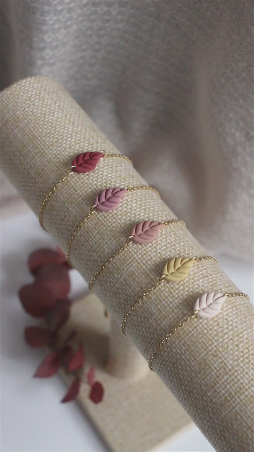 AMBRE | Bracelet argile polymère