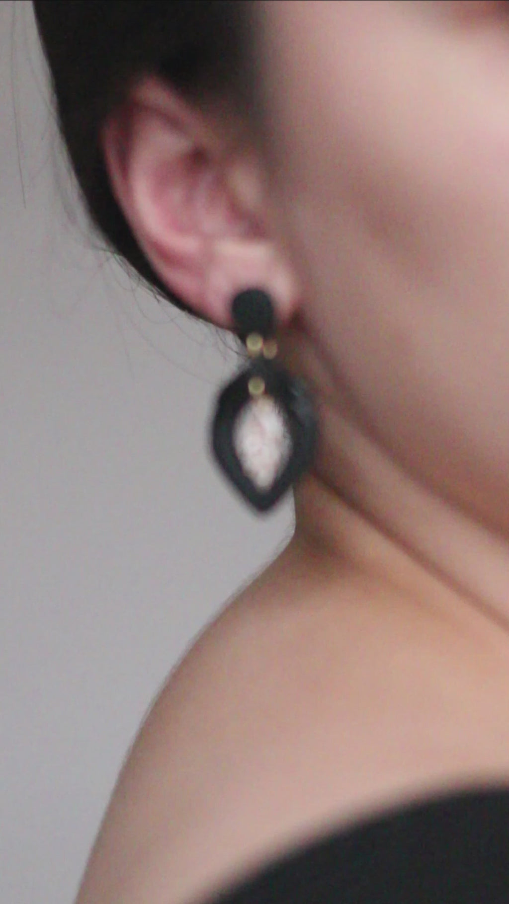 AUDREY | Boucles d'oreilles en argile polymère