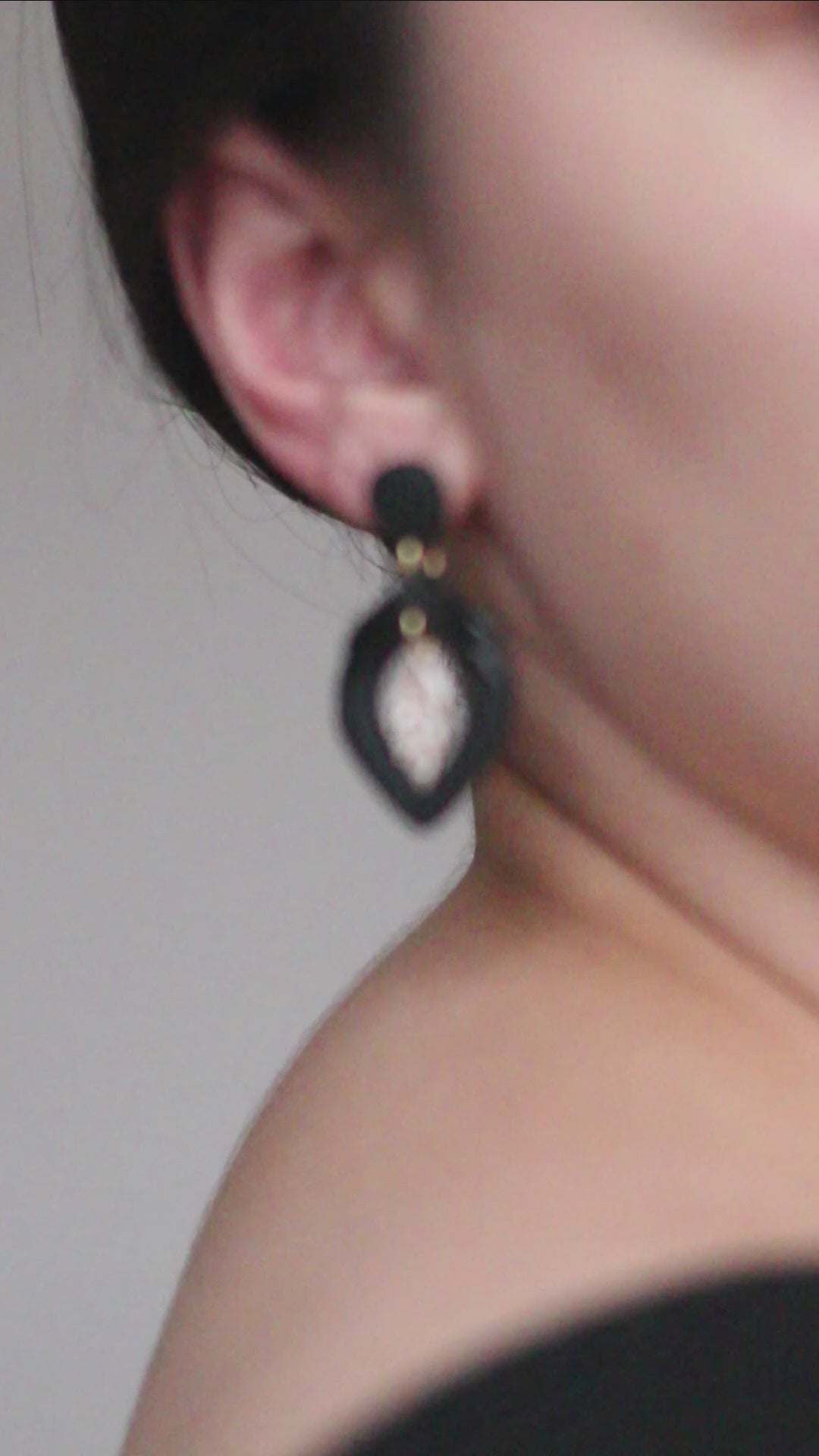 AUDREY | Boucles d'oreilles en argile polymère