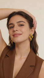 AGATHE | Boucles d'oreilles en argile polymère