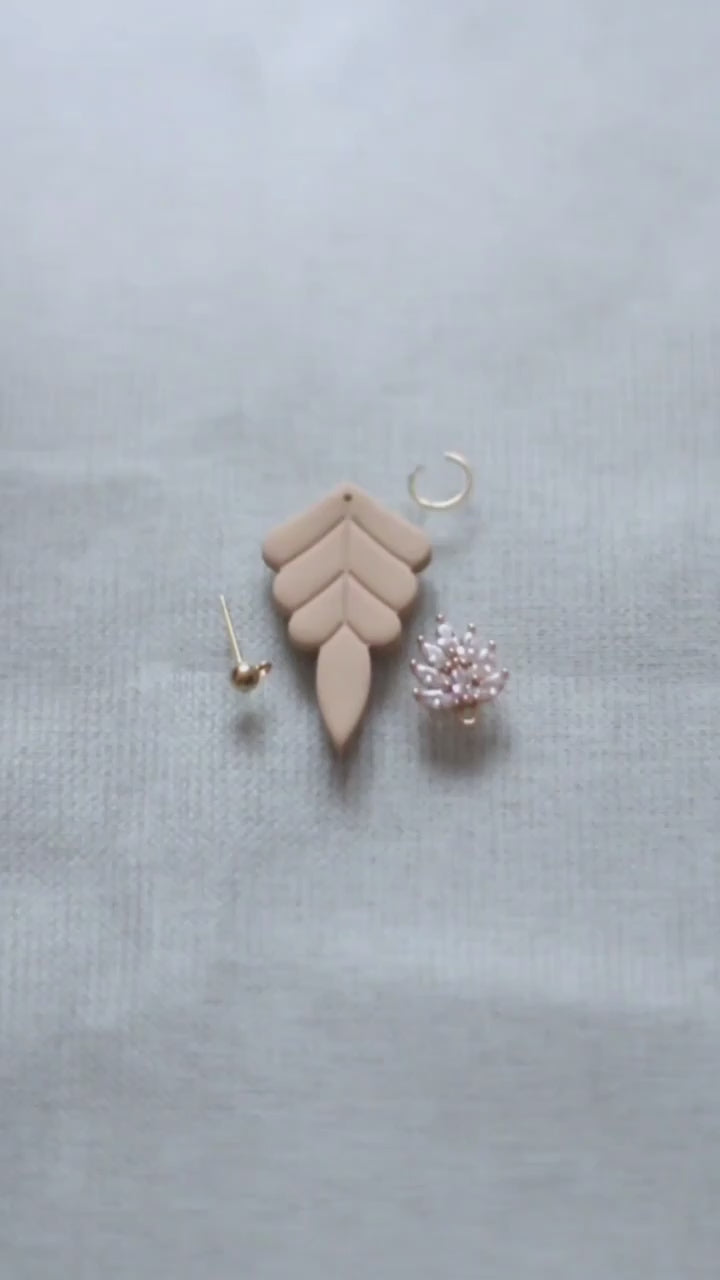 LEIA | Boucles d'oreilles en argile polymère