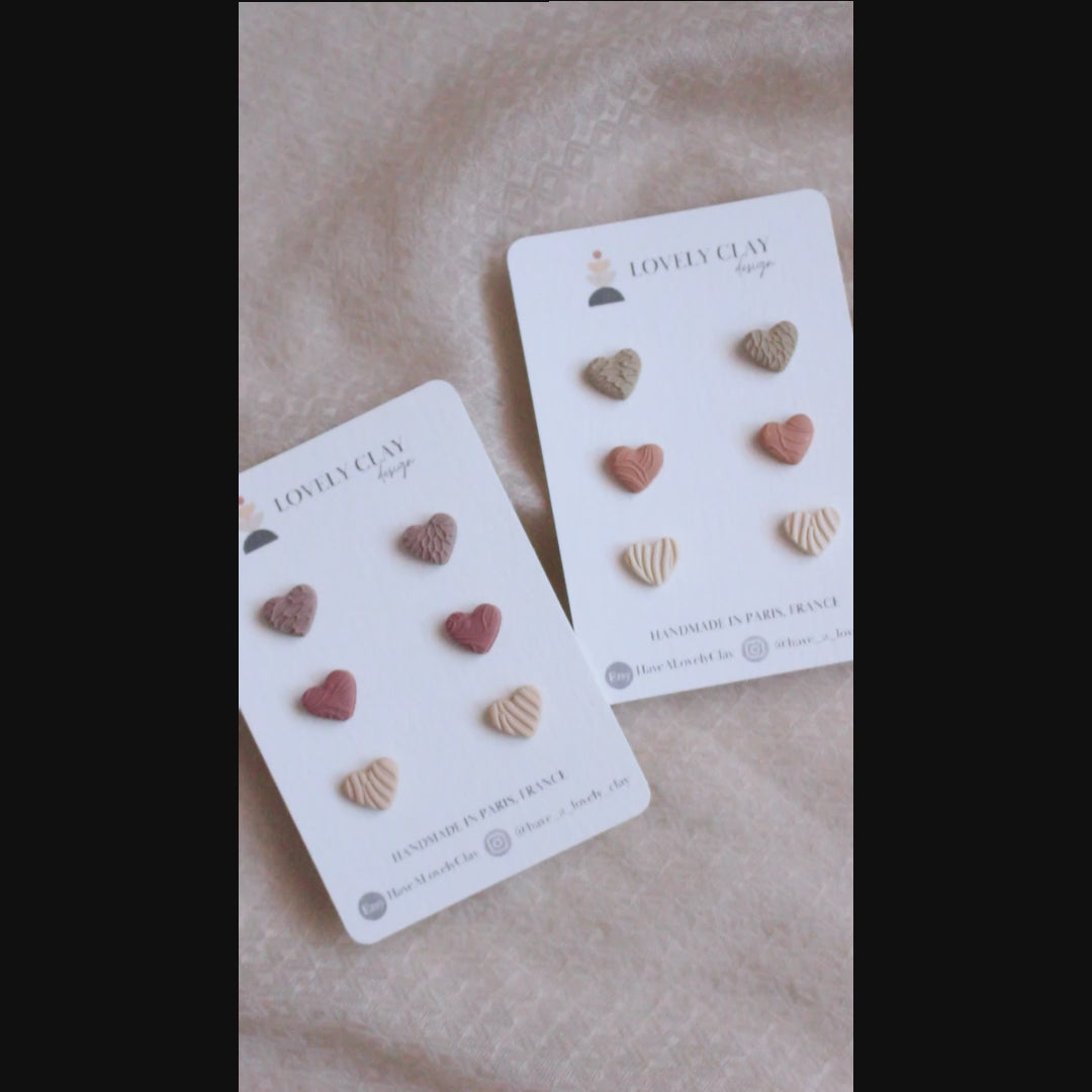 Pack clous d'oreilles | Argile polymère