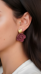 VALENTINE | Boucles d'oreilles en argile polymère