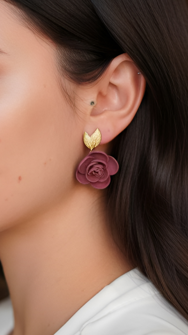 VALENTINE | Boucles d'oreilles en argile polymère