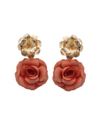 ÉLORIA (fleur) | Boucles d'oreilles en argile polymère