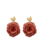 ÉLORIA (petit feuillage) | Boucles d'oreilles en argile polymère