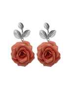 ÉLORIA (grand feuillage) | Boucles d'oreilles en argile polymère