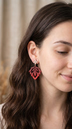 AMBRE | Boucles d'oreilles en argile polymère